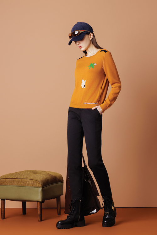 簡約舒適義大利紗針織上衣