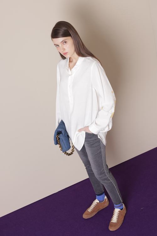 空氣感立裁印花襯衫