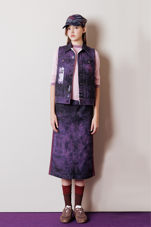 紫霧層韻多工藝背心