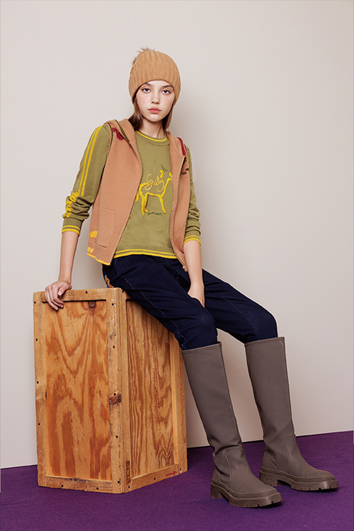 獨角獸純羊毛上衣