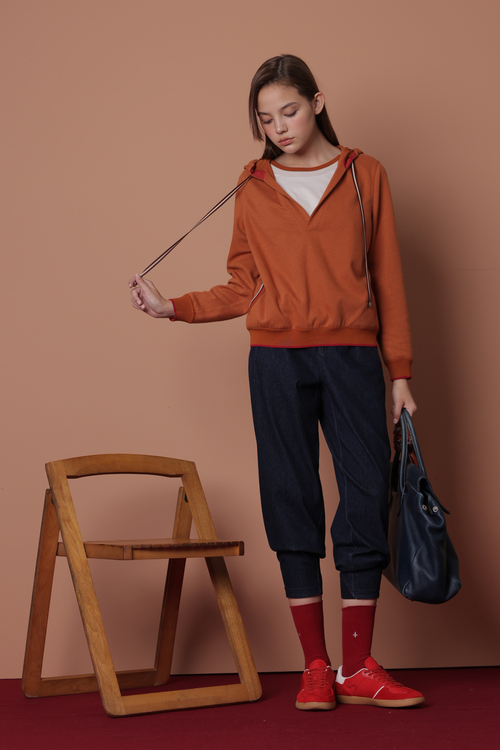 超彈刺繡時尚蘿蔔褲