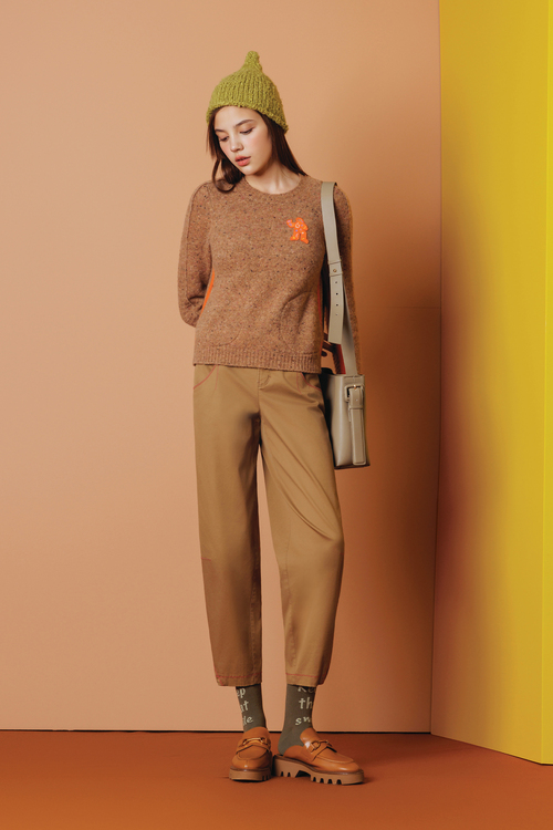 高密度精梳棉休閒褲