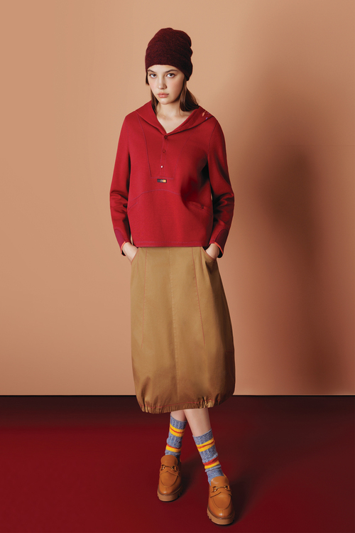 高密度精梳棉造型裙