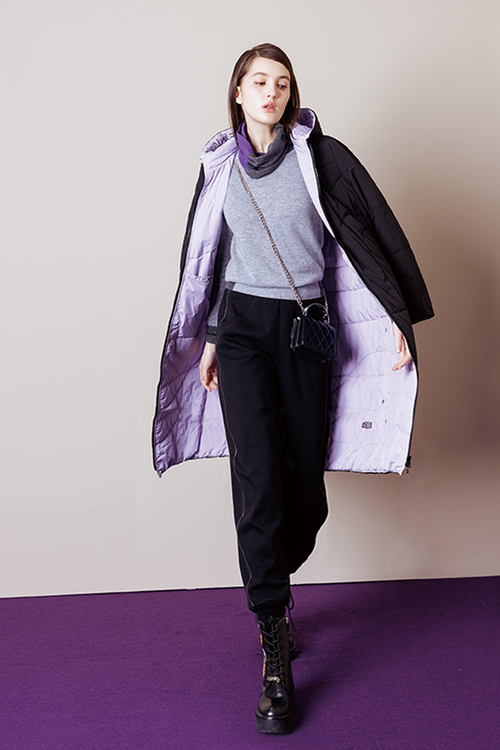 翻色之間鋪棉長外套